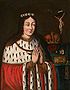 Księżna Adelajda – fragment obrazu w klasztornym krużganku
