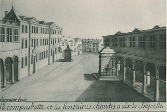 Compusbatte et les fontaines chaudes à Aix-la-Chapelle.