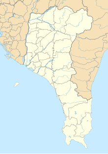 Map showing the location of Kenting National Forest Recreation Area