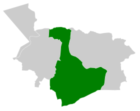 صورة لخريطة محافظة دومة الجندل نسبةً لمنطقة الجوف