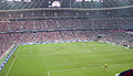 Bayern fans in the Allianz Arena