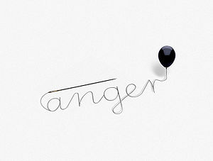 A metaphorical visualization of the word Anger.