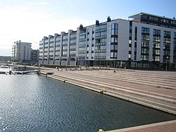 Apartment buildings of Aurinkolahti in 2007