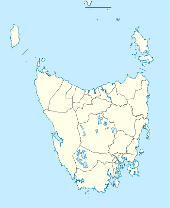 福里斯蒂尔半岛在塔斯曼尼亞州的位置