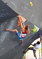 Petra Klinglerová a Andrzej Mecherzynski-Wiktor na SP 2015 v boulderingu, v Mnichově