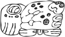 Three ways to write bʼalam using combinations of the logogram with the syllabic signs as phonetic complements.