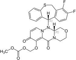 Strukturformel von Baloxavirmarboxil