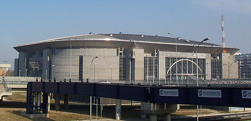 Arena de Belgrado, visto desde el sudoeste