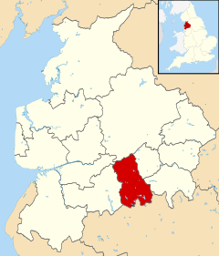 Blackburn ile Darwen (Borough), (Lancashire içinde)