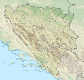 Mappa di localizzazione: Bosnia ed Erzegovina
