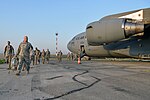 North Carolina National Guard Soldiers arriving in Moldova for Fire Shield 2016