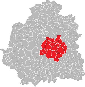 La première circonscription de 1988 à 2012.