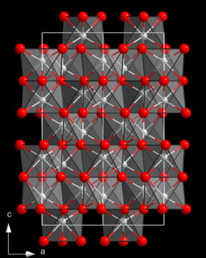 Struktur von α-Aluminiumoxid