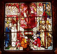 David's Charge to Solomon, by Burne-Jones and Morris, Trinity Church, Boston, Massachusetts.JPG