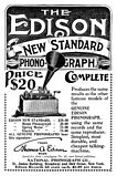 Un anuncio del "Edison New Standard Phonograph" (1898)