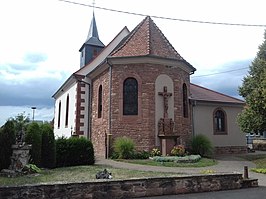 Kerk in Laubach (im Elsass)
