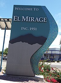 Entrance to the town of El Mirage.