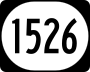 Kentucky Route 1526 marker