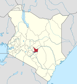 Contea di Embu – Localizzazione