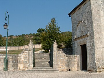 Entrée de l'église.