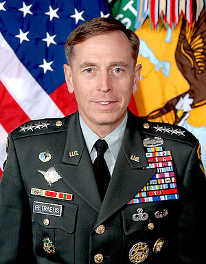Official photograph of General David H. Petrae...