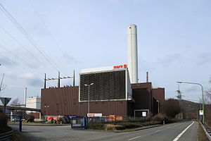 Heizkraftwerk Hagen-Kabel in der Hohensyburgstraße