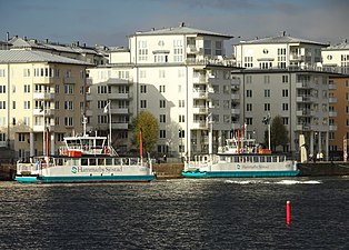 Lisen och Lotten i Hammarbysjön, 2018.