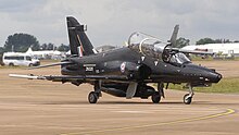 A Hawk T2 of the Royal Air Force in 2009 HawkT2-ZK020.jpg