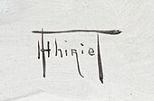 signature de Henri Thiriet