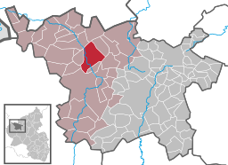 Läget för Hillesheim i Landkreis Vulkaneifel