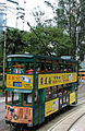 Doppeldecker Nr. 120 der Hong Kong Tramways (China)