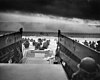 US Army troops wade ashore on Omaha Beach on the morning of 6 June 1944