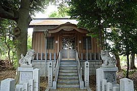 籠山神社拝殿 （2020年（令和2年）5月）