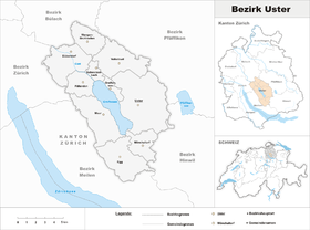 Localisation de District d'Uster