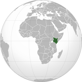Localização  República do Quênia