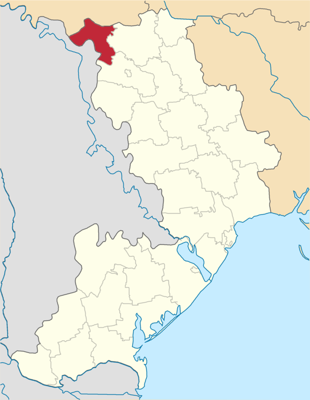 Кодымский район на карте