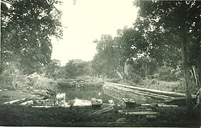 Partly restored southern pond ±1896
