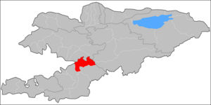 Узгенский район на карте