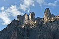 Dolomites occidentales autour de Selva, Canazei et Corvara.