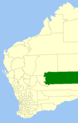 Contea di Laverton – Mappa