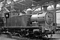 0–6–0T GWR 2198 (Ex-BP&GV No.10) at Llanelly shed in 1958