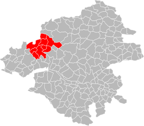 Localisation de Communauté de communes du pays de Pont-ChâteauSaint-Gildas-des-Bois