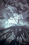 Eruption des Mount St. Helens am 18. Mai 1980.