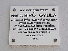 Gyula Bíró (agronomo)