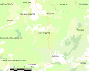 Poziția localității Montgaillard