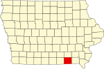 Miniatuur voor Davis County (Iowa)