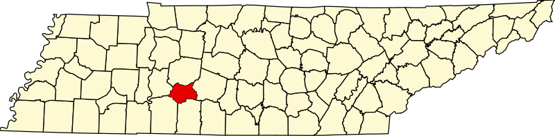 파일:Map of Tennessee highlighting Lewis County.svg