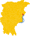 Fines municipii in Provincia Bergomati.