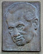 Memorial plaque of Martin Heidegger in Messkirch Messkirch Heidegger-Haus Tafel detail.jpg
