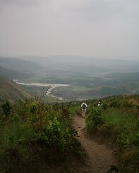 Descent over the Malebo Pool plains